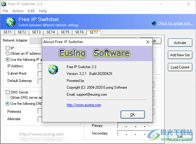 eusing Free IP Switcher(IP地址切換軟件)