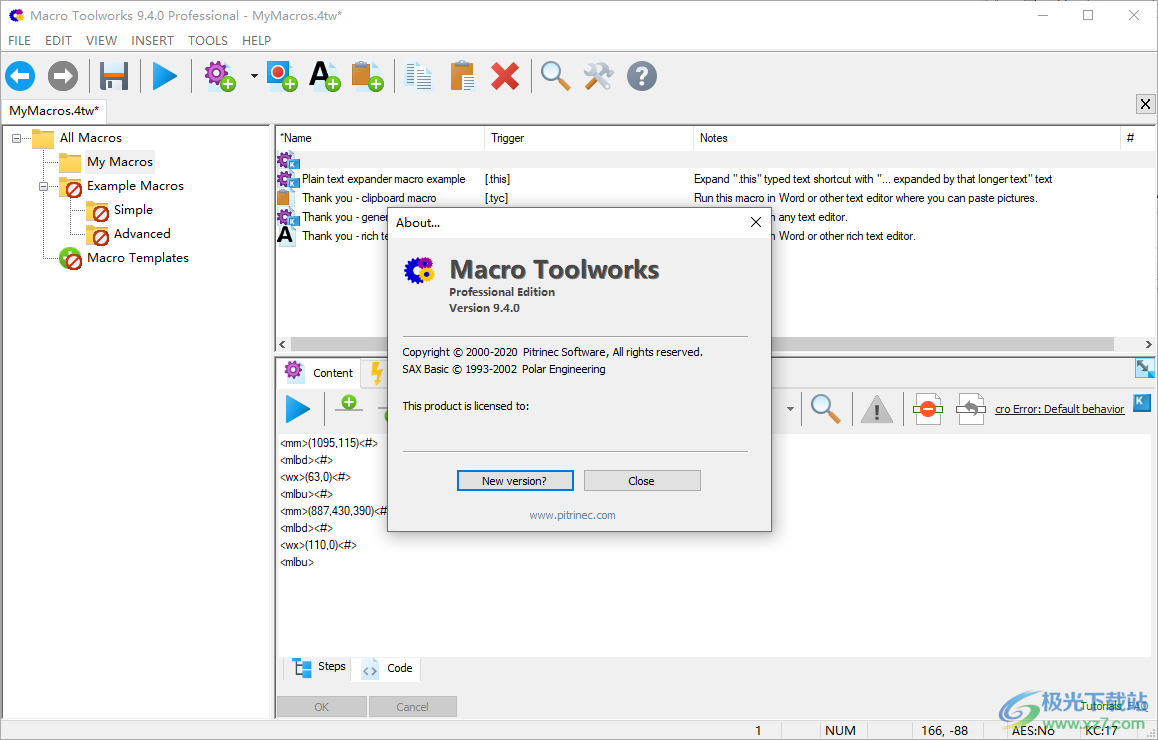 macro toolworks pro破解版(键盘鼠标宏编程录制工具)