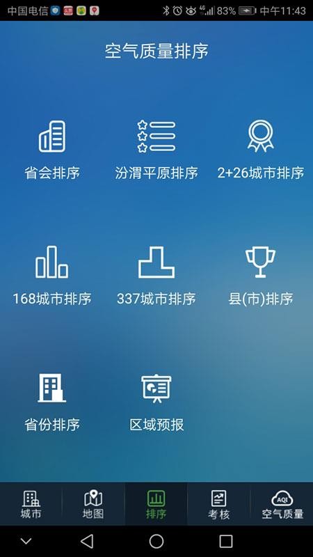 河南省空气质量appv10.9(3)