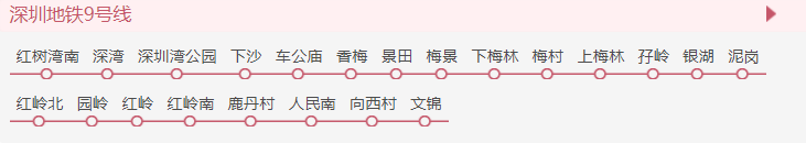 深圳地铁8号线路线图