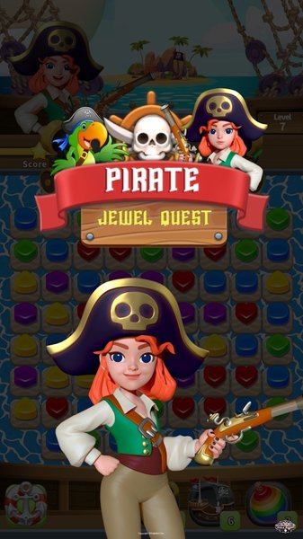 海盜珠寶搜尋游戲