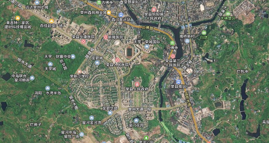 荣县地图电子版