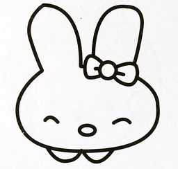 兔子簡筆畫高清版 電腦版 521139