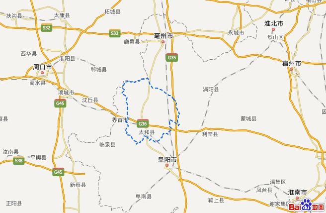 太和县地图高清版下载