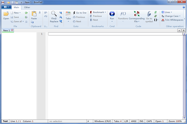 BowPad文本编辑器(2)