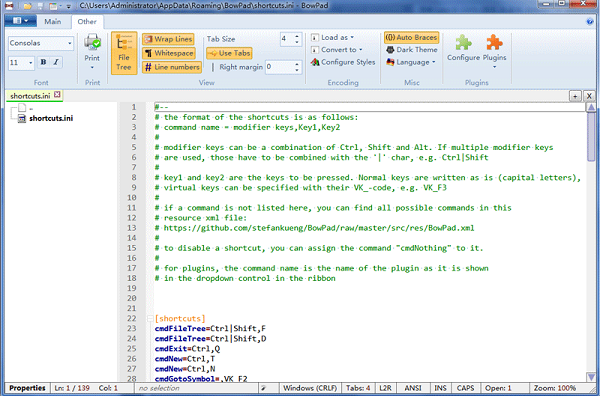 BowPad文本编辑器(3)