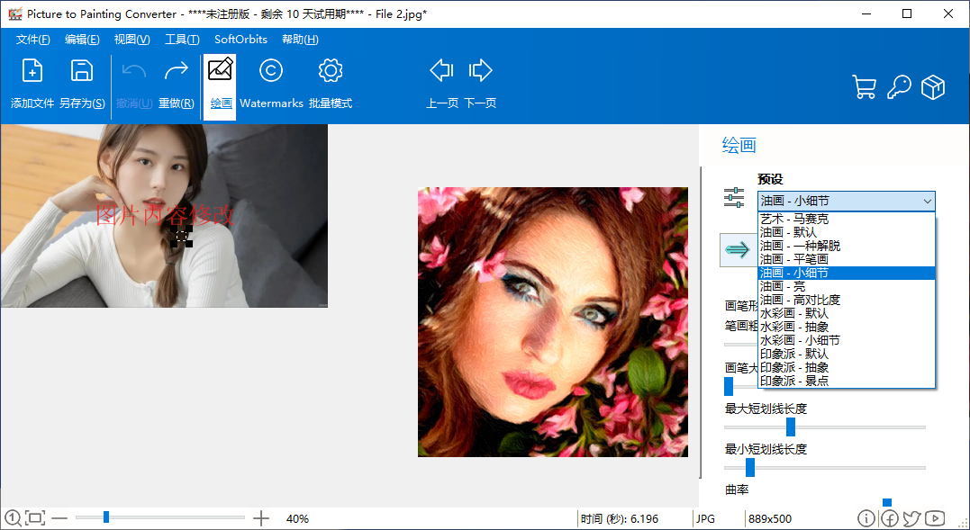 Picture to Painting Converter(图片转绘画风格软件)(1)