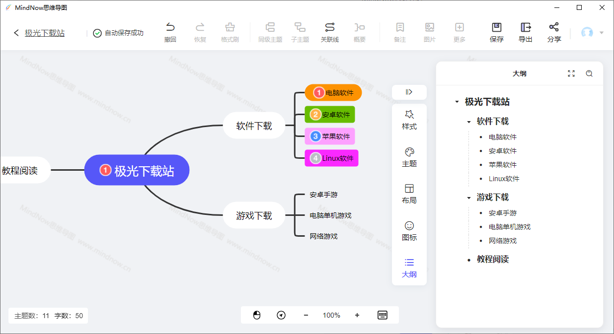 MindNow思维导图(1)