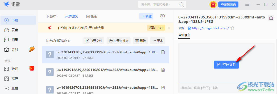 电脑版迅雷使用浏览器支持批量下载图片的方法