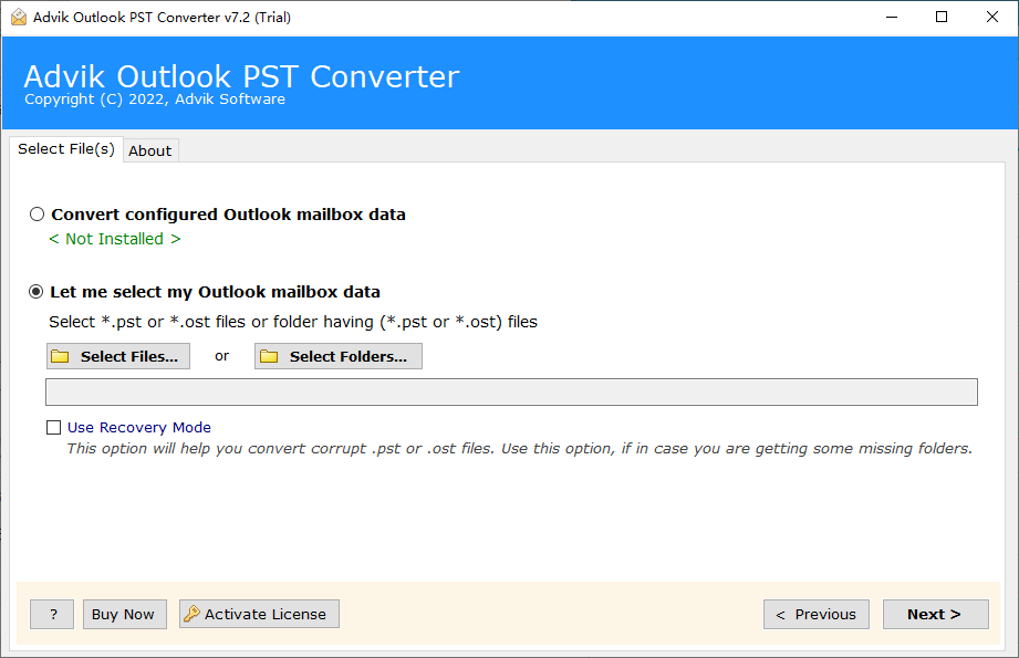 Advik Outlook PST Converter(電子郵件轉換軟件)(1)