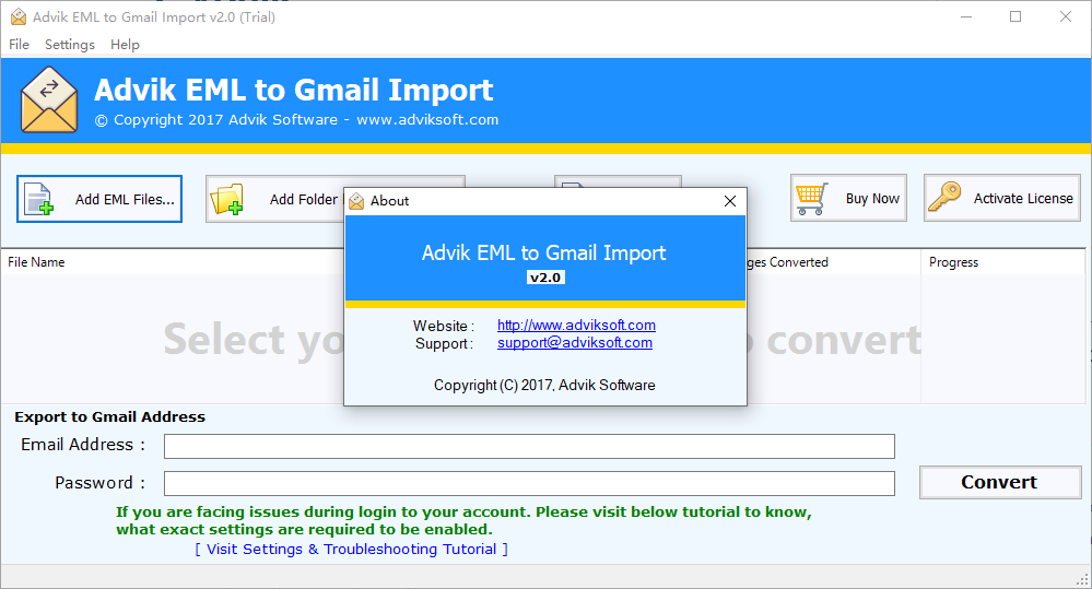 Advik EML to Gmail Import(EML导入Gmail工具)(1)