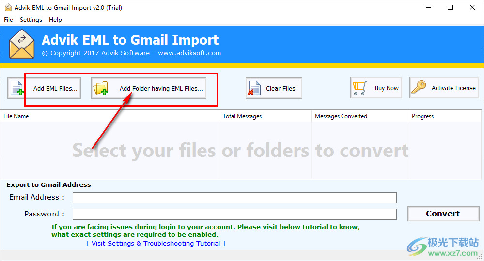 Advik EML to Gmail Import(EML导入Gmail工具)