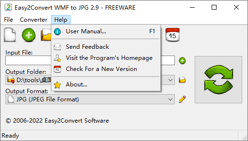 Easy2Convert WMF to JPG(WMF图片格式转换器)(1)