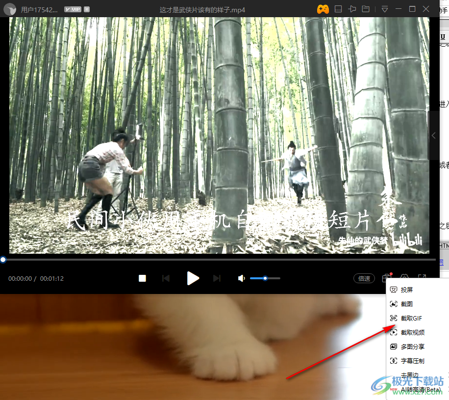 迅雷影音软件截取gif的方法