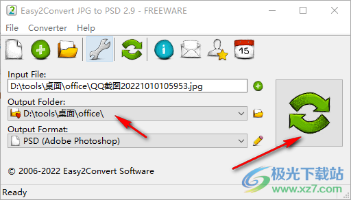 Easy2Convert JPG to PSD(JPG转PSD图片转换器)