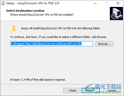Easy2Convert JPG to PSD(JPG转PSD图片转换器)