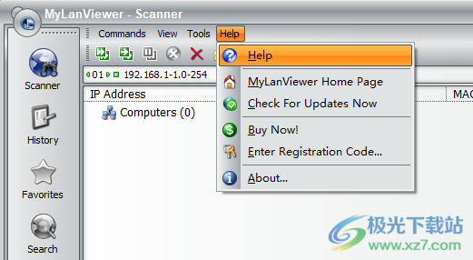 局域网扫描软件(MyLanViewer)