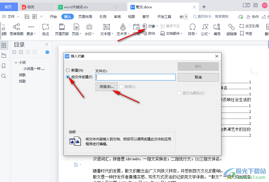 WPS Word文档添加视频的方法