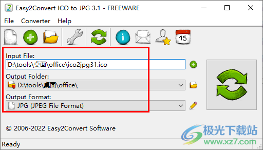 Easy2Convert ICO to JPG(ICO图标转JPG工具)