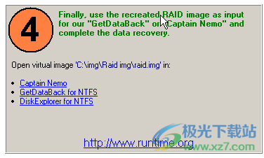 Runtime RAID Reconstructor(磁盘阵列恢复工具)