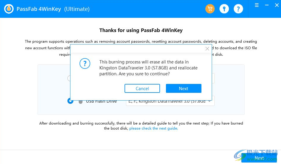 PassFab 4WinKey pro专业版(密码解除软件)