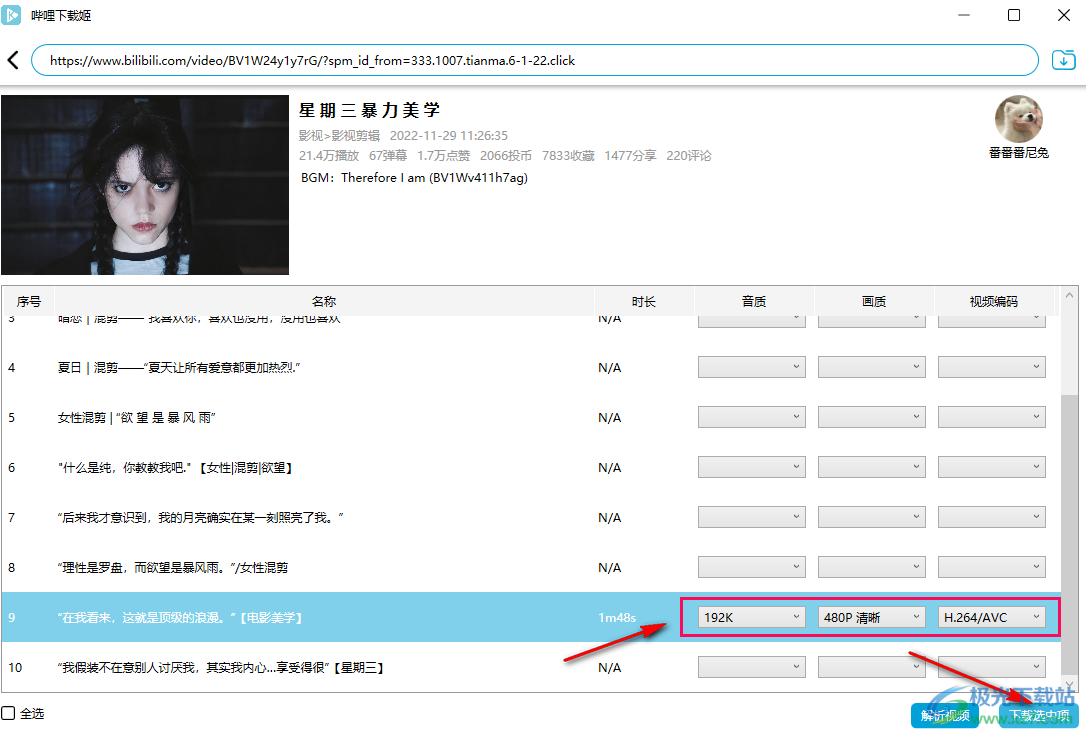 downkyi哔哩下载姬给视频去除水印的方法