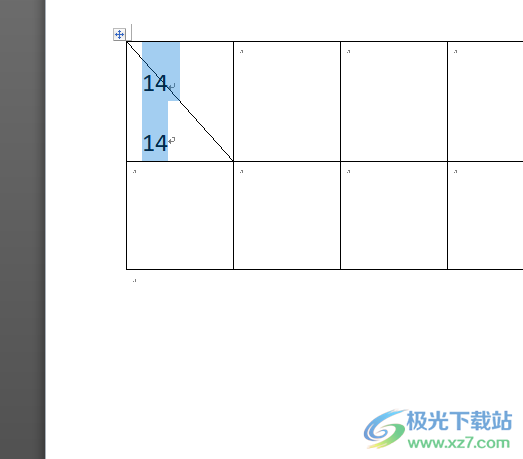 ​word文档如何在表格斜线两边输入文字