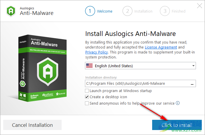 Auslogics Anti-Malware(反恶意软件杀毒软件)