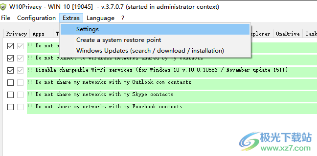 W10Privacy(Win10隐私安全设置工具)