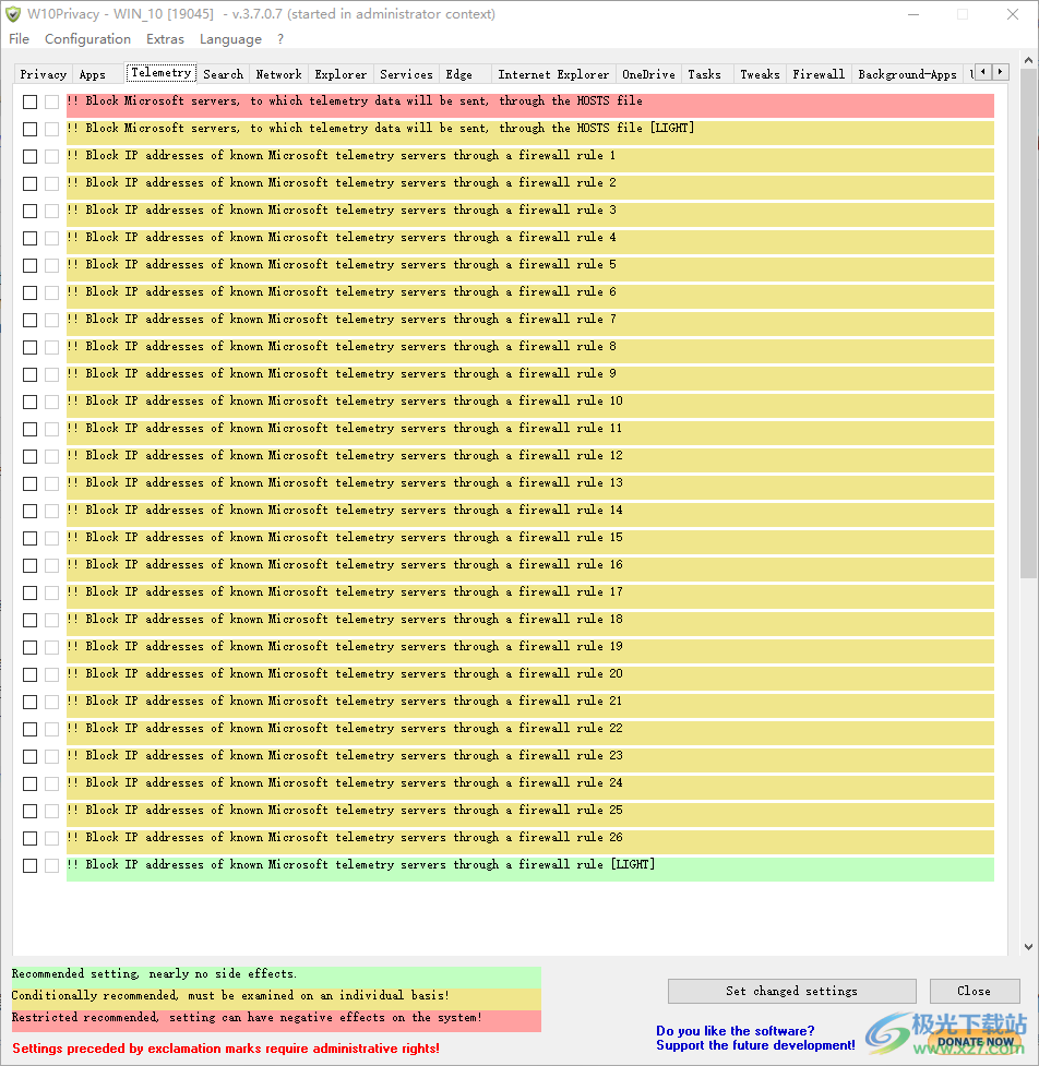 W10Privacy(Win10隐私安全设置工具)