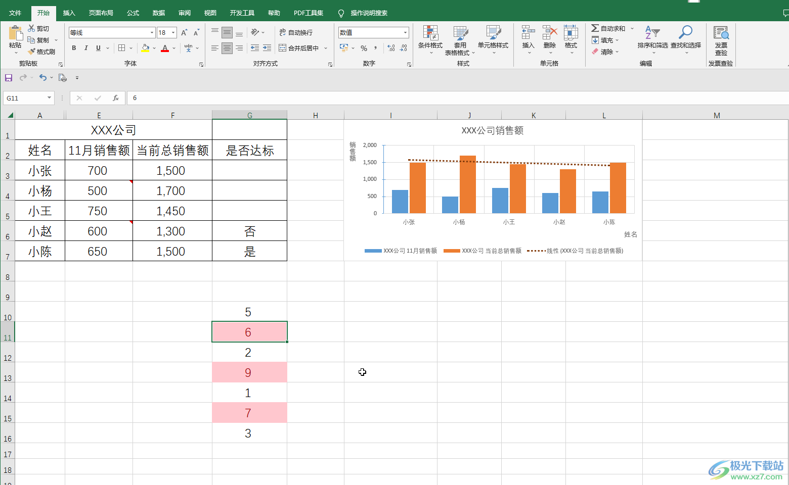 ​Excel怎样去到粘贴后的粉红色数字部分