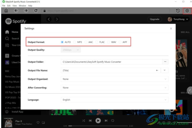UkeySoft Spotify Music Converter破解版(Spotify音乐格式转换器)