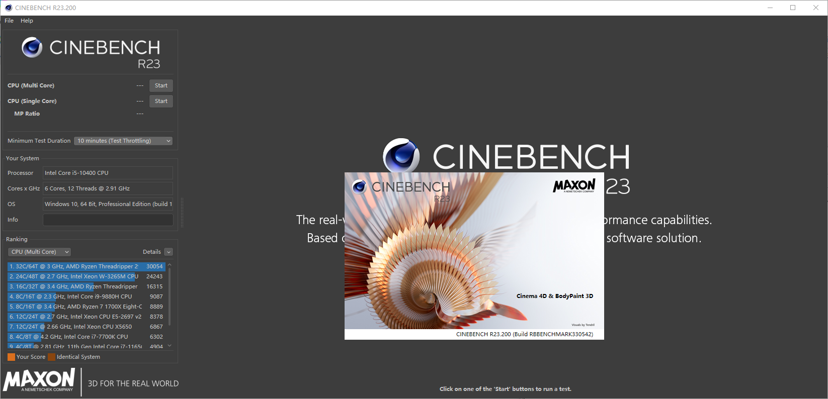 cinebench r23软件下载(CPU性能测试软件)(1)