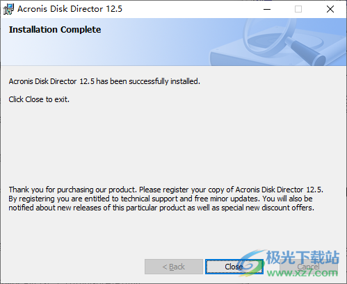 acronis disk director12.5破解版(磁盘分区管理软件)