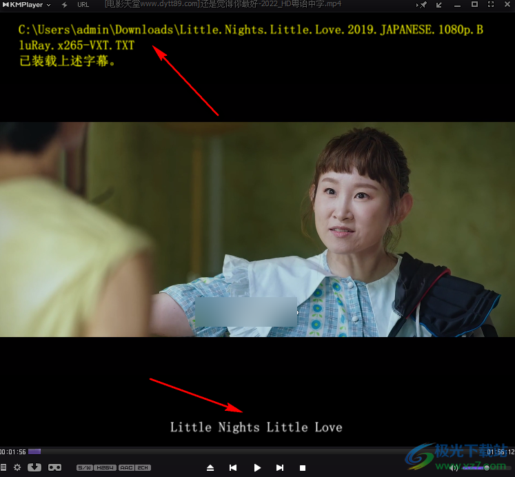 KMPlayer给视频添加字幕的方法