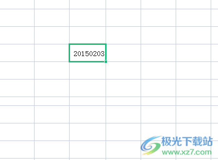 ​wps表格将数字设置为斜杠日期的教程