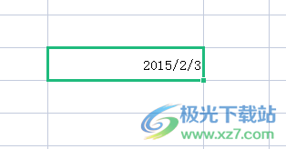 ​wps表格将数字设置为斜杠日期的教程