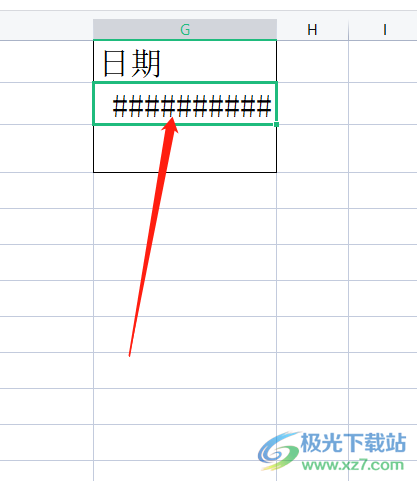 ​wps表格输入日期后变为#号的解决教程