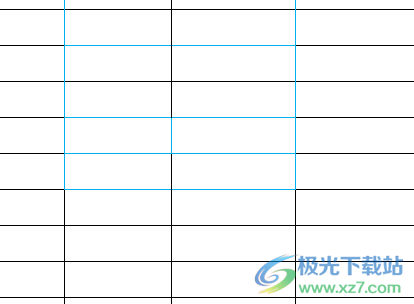 ​wps表格擦除中间的线条的教程