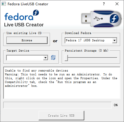 Fedora LiveUSB Creator(U盘启动软件)(1)