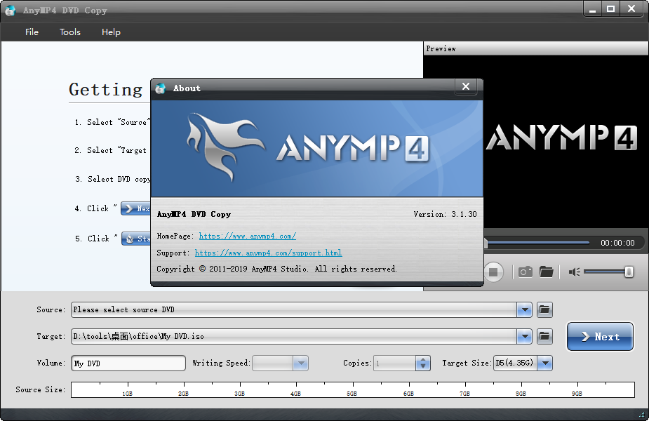 AnyMP4 DVD Copy(DVD拷贝软件)(1)