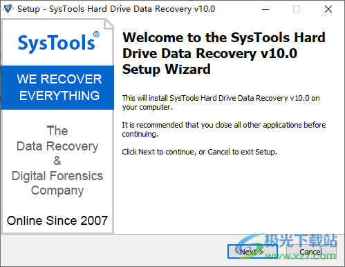 SysTools Hard Drive Data Recovery(数据恢复软件)