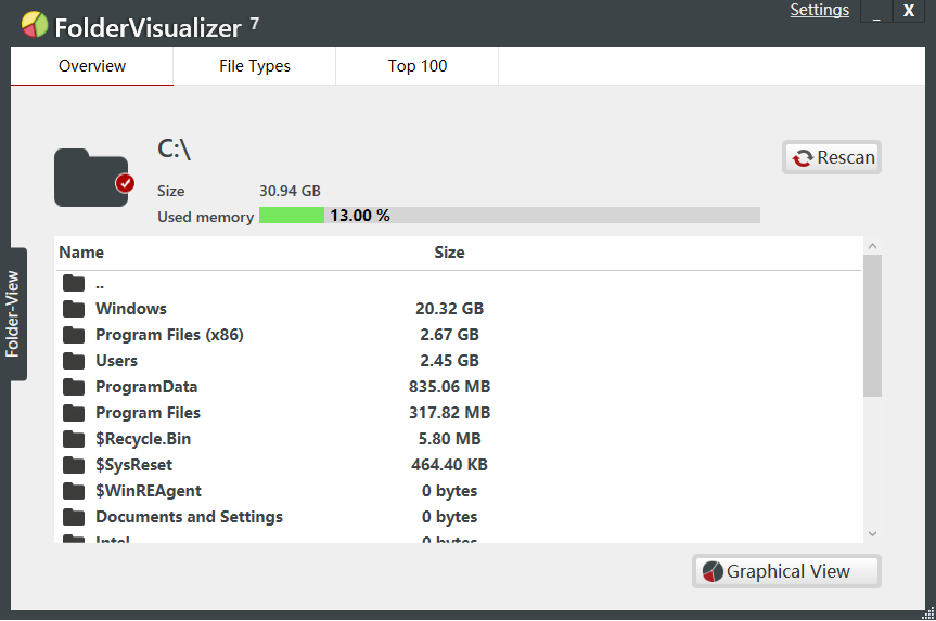 FolderVisualizer(硬盘空间分析工具)(1)