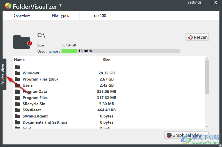 FolderVisualizer(硬盘空间分析工具)