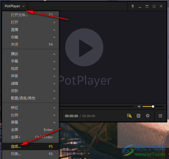 PotPlayer在屏幕上显示播放信息的方法