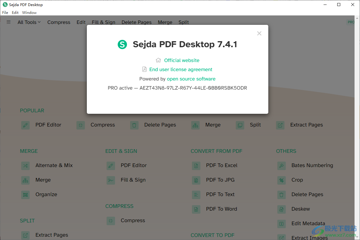 Sejda PDF Desktop pro破解版(pdf处理工具)