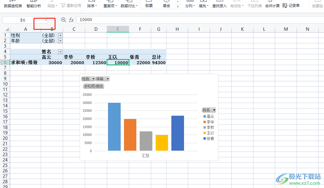 wps表格快速返回目录的教程