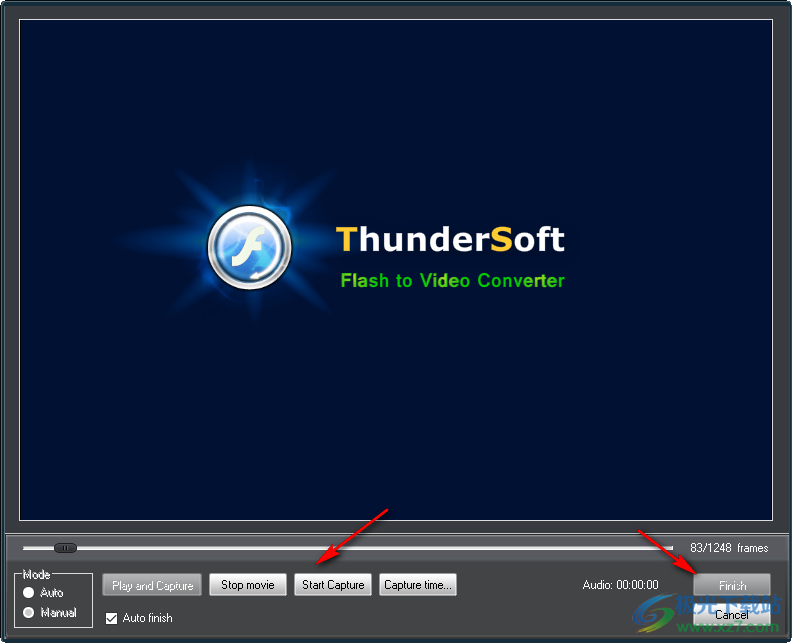 thundersoft flash to audio converter(swf转换MP3)