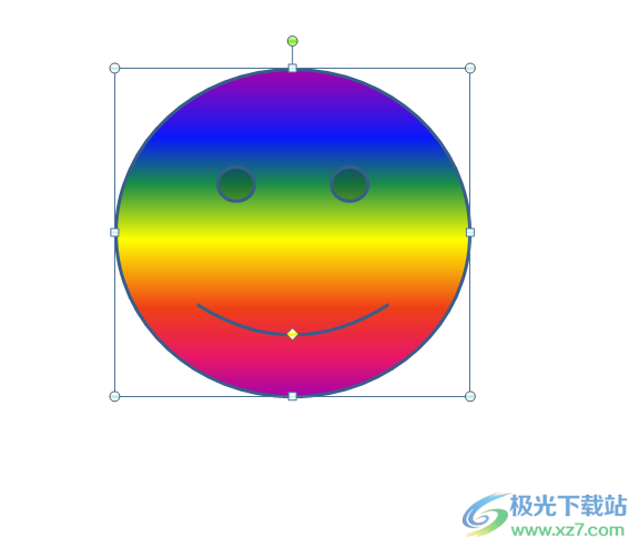 ​ppt填充彩虹色的教程