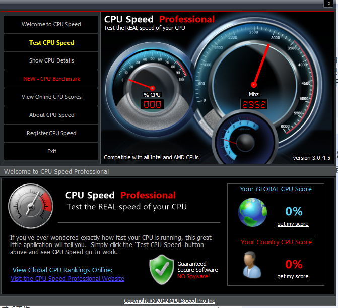 CPU Speed Professional(CPU测试软件)(1)